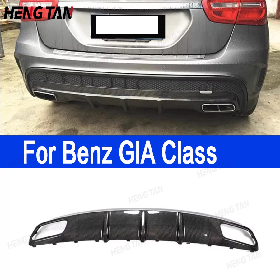 

Carbon Fiber Rear Lip Diffuser For Mercedes Benz GLA Class GLA45 GLA200 GLA220 GLA260 Back Bumper Hugger Spoiler