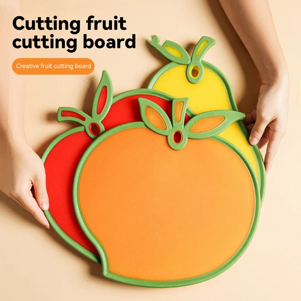Cute Fruit Shape Cutting Board PP Material Creative Chopping Block Vegetables Slicing Mincing Kitchen Tools