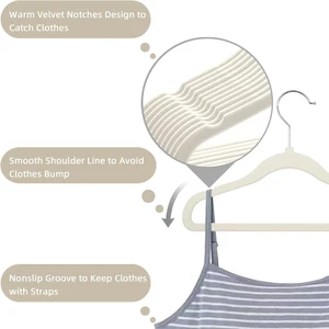 أفضل 12 شماعات مخملية مبيعا - رقم 11