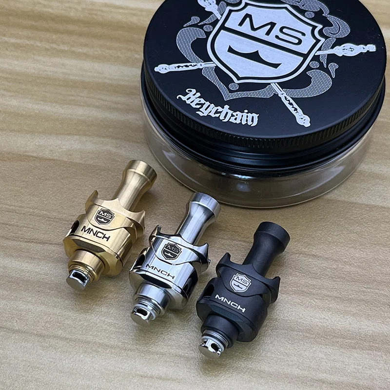 YFTK Monarchy MOBB MS RBA Scepter Style RBA Bridge 316SS Billet BB Boro Tank Vape Mod 4 2.5/3/3.5/4 replacement coil - gallery image 2