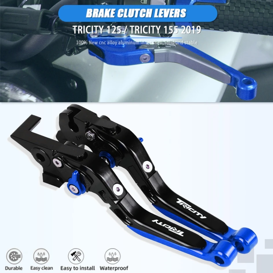 For YAMAHA TRICITY 125 155 TRICITY125 TRICITY155 2019 Motorcycle Accessories Adjustable Folding Extendable Brake Clutch Levers