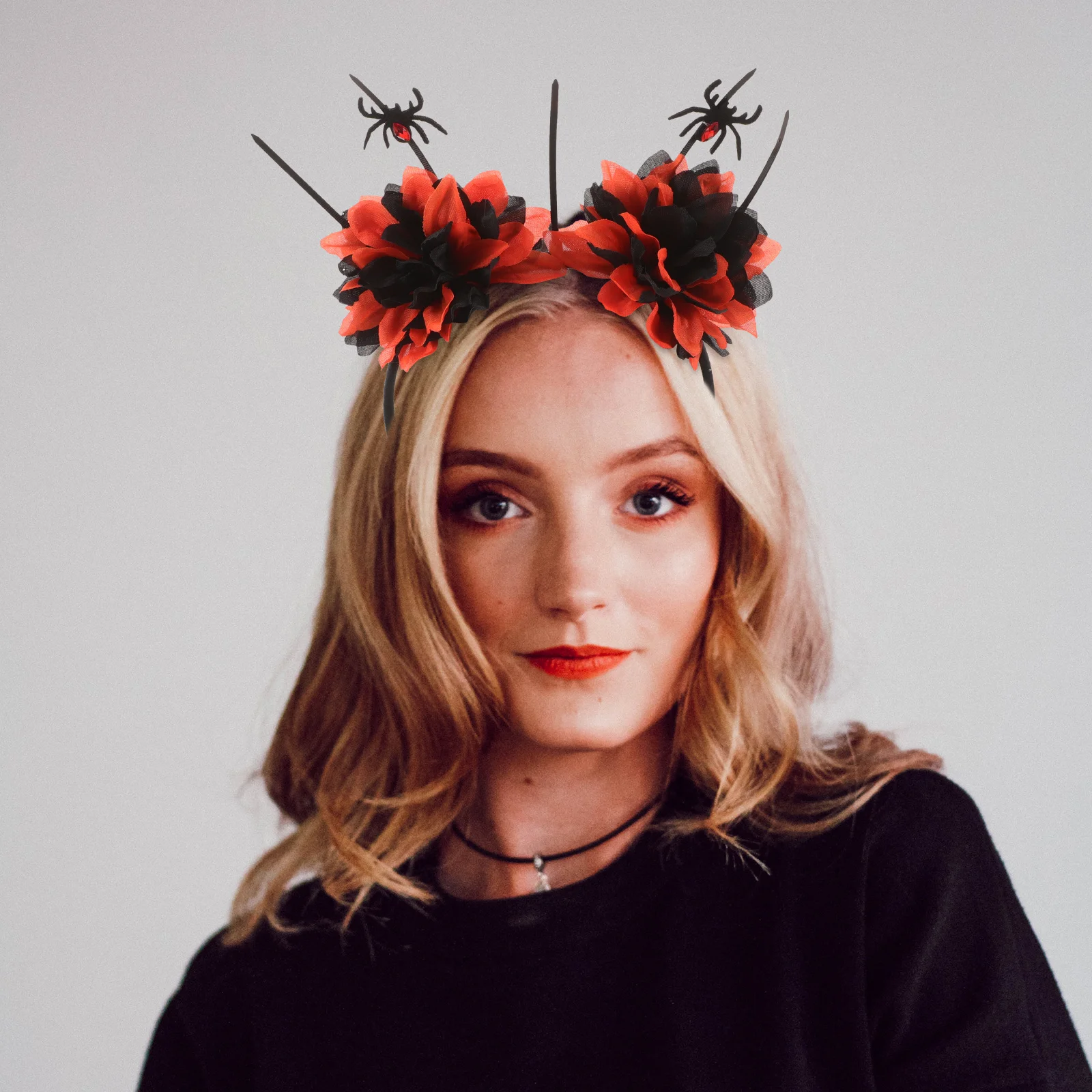 Véu de noiva fantasma gótico, acessórios para fantasia de halloween, cocar de casamento escuro, decorações de festa assustadoras, cosplay