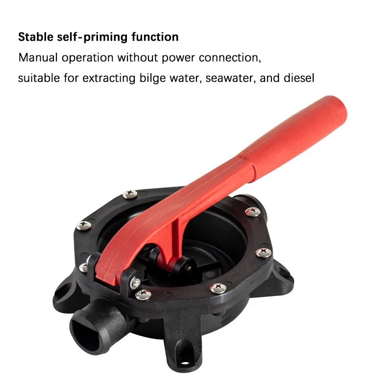 Manual Diaphragm Pump For Lifeboat Hand Cranked Sewage Water Drainage Pump Marine Boat Accessory Tool