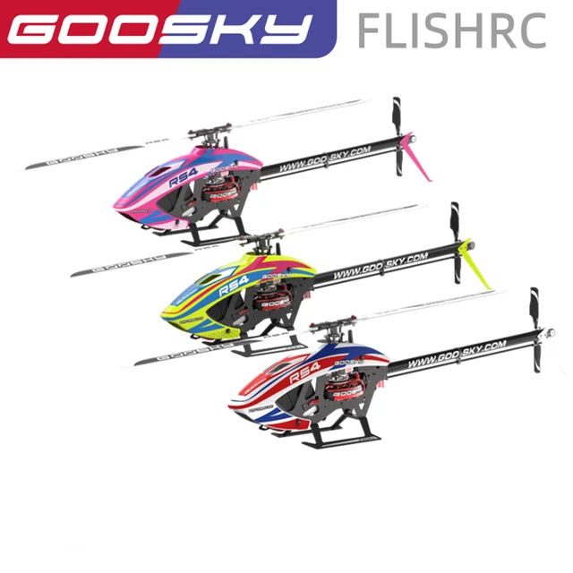 Goosky rs4ヴェノムスタンダードバージョン3Dスタントrcヘリコプター - AliExpress