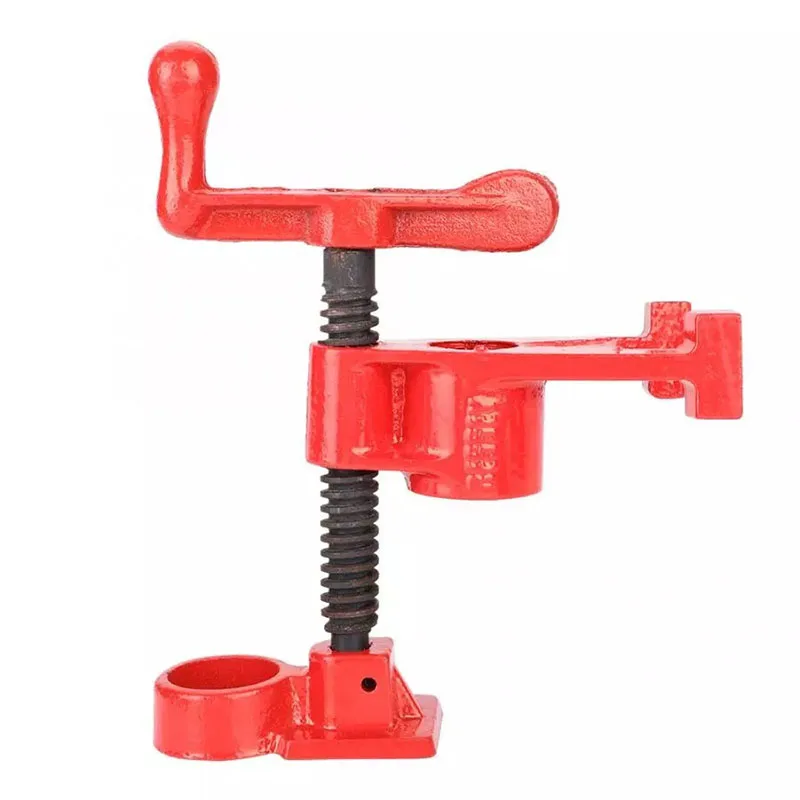 3/4 Heavy Duty Water Pipe Clamp Hand Cranked Vertical Woodworking Quick Fix Release Powerful Woodworking Clamp