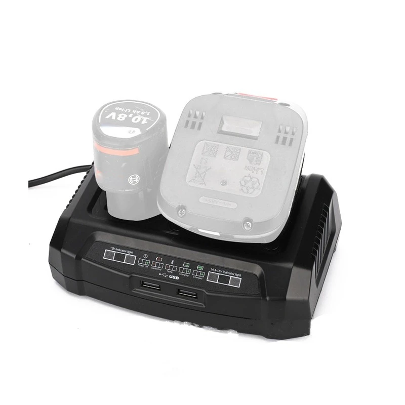 Imagem -02 - Carregador Rápido Novo do Porto Duplo de Gax1218v para Bosch 10.8v-ferramentas Elétricas de 20v Bat609 Bat609g Bat618 Bat618g Al1860cv Al1814cv Al1820cv