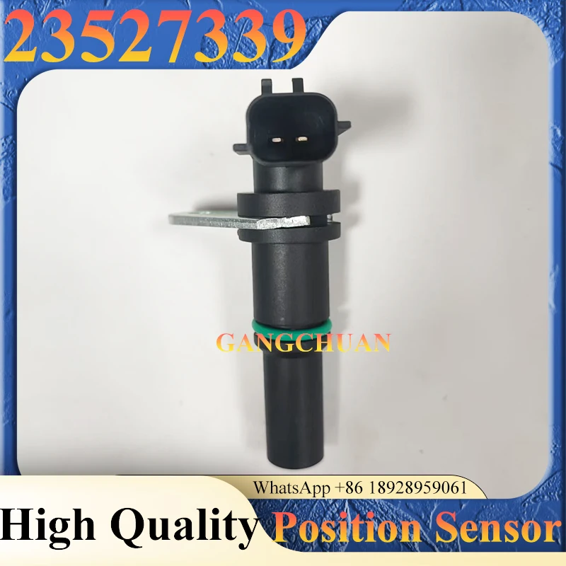 Piezas de excavadora Sensor de sincronización de posición del cigüeñal 23527339 Sensor de posición del cigüeñal para diésel Serie 60