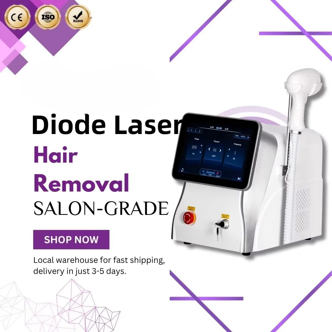 

Перманентная безболезненная депиляция 808 нм Диодный лазерный аппарат для удаления волос 3 длины волны 755 808 1064 нм Эпилятор Ice Platinum