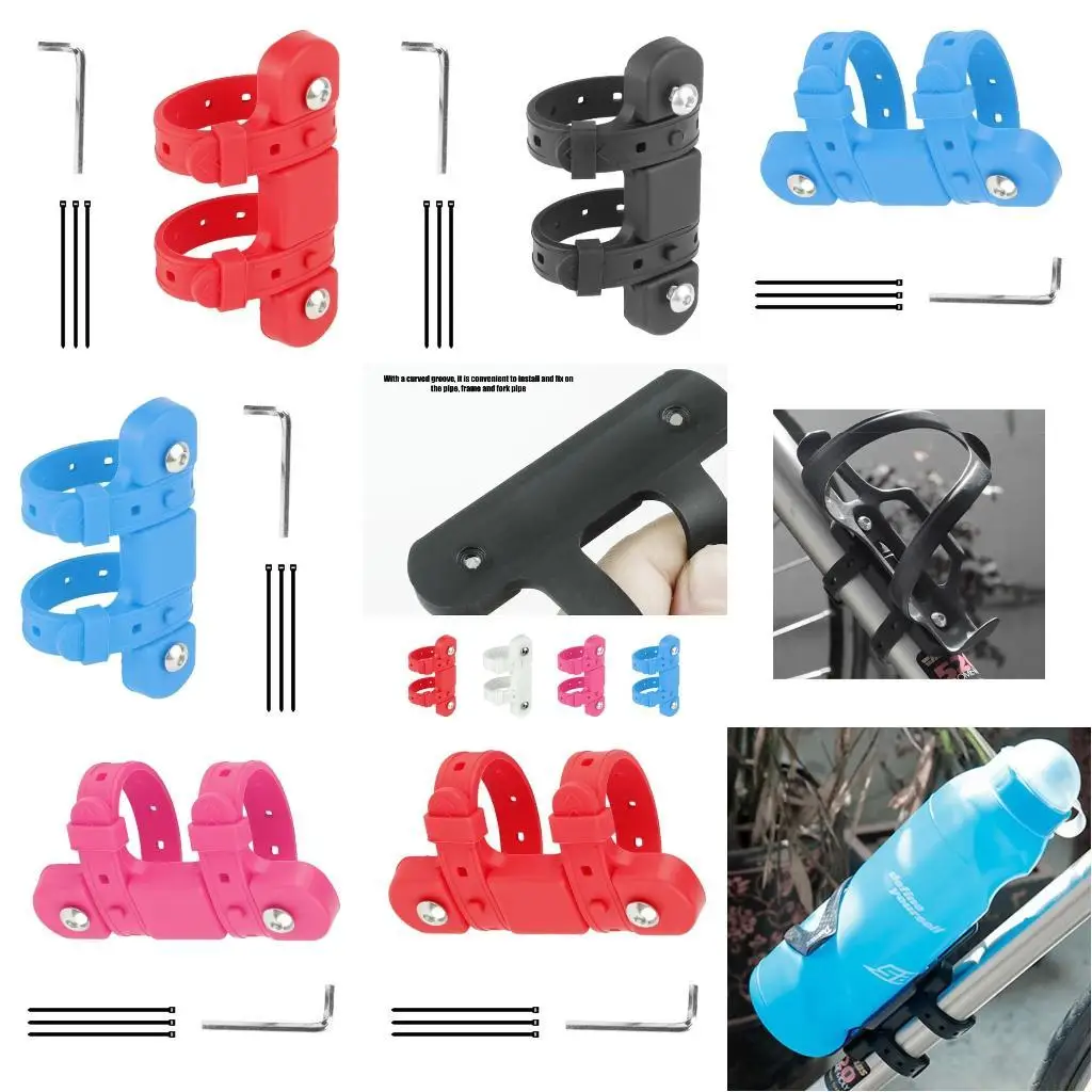 

U2JB Cycling Bicycles Water Cup Rack Flasks Holder Bikes Water Bottles Cage Carriers