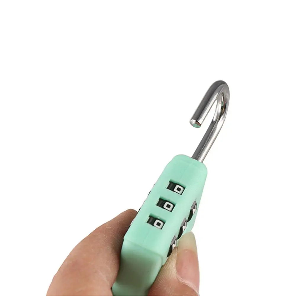 3 Dial Digit Suitcase Combination Lock Anti-theft Waterproof Mini Password Padlock Backpack Padlock Security Customs Code Lock