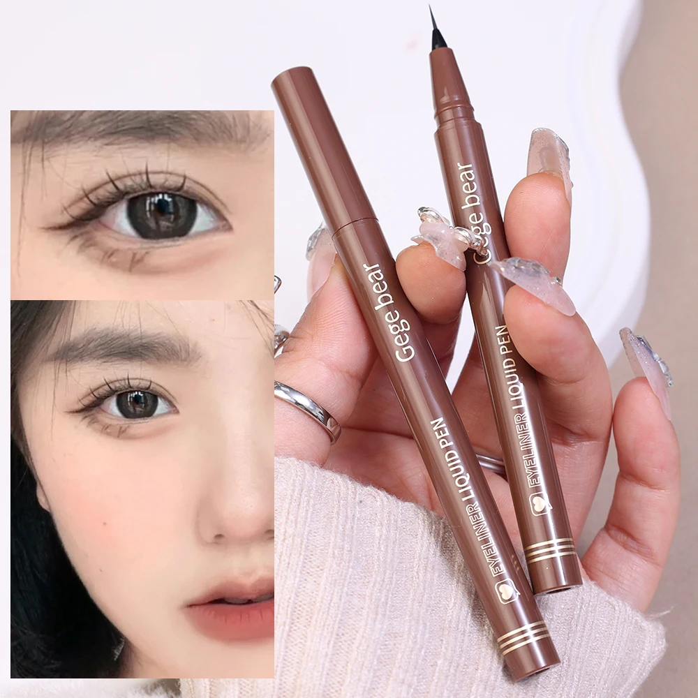 Liquid Eyeliner Ultra-thin Matte Lower Eyelash Pen Waterproof Quick Dry Lying Silkworm Pencil Korean Makeup for Women Cosmetic