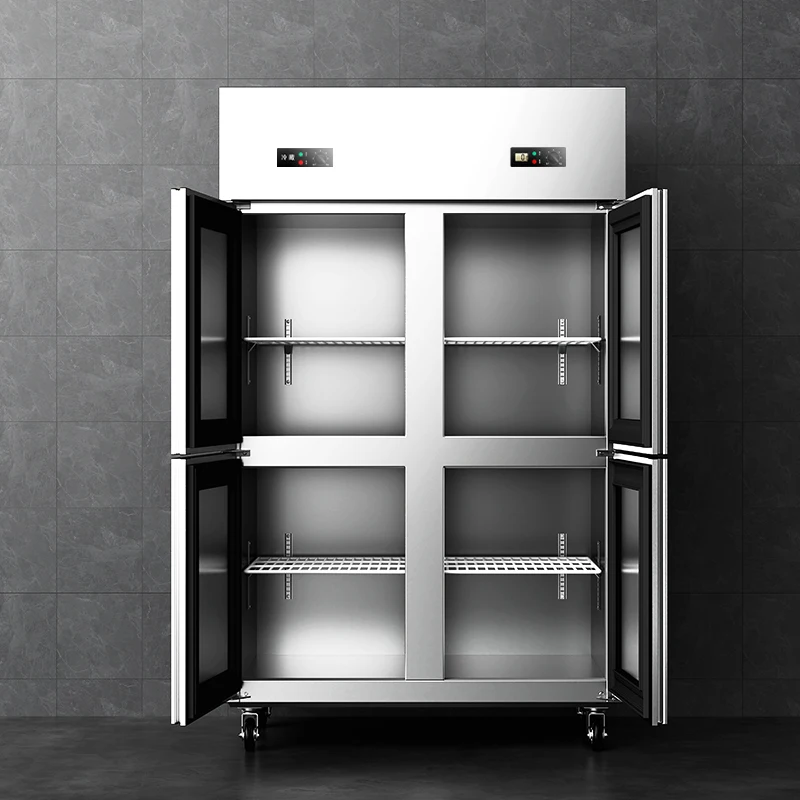 Four Door Commercial Refrigerator Commercial Stainless Steel Door Refrigerator Commercial Upright Freezer