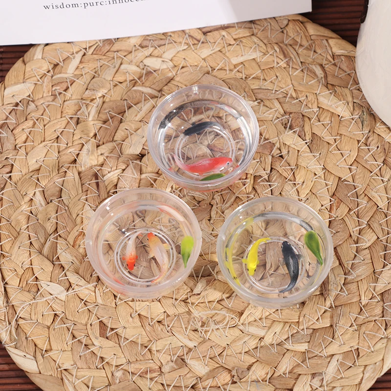 1:12 دمية مصغرة خزان الأسماك السلطانية حوض السمك بيت الدمية ديكور المنزل لعبة #3