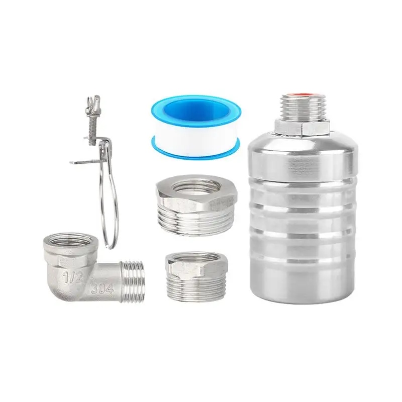 

Поплавковый клапан из нержавеющей стали, водяной желоб, поплавок для жилых помещений, не требуется электричество, автоматический контроллер для дистиллятора для пруда