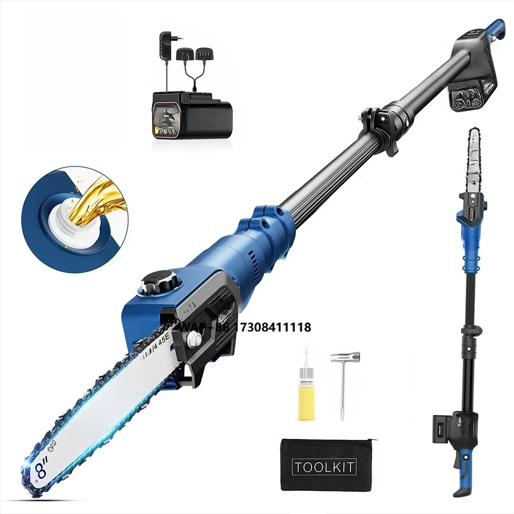 

CS-10 Brushless 600W Electric Chainsaw Pruner High Branch Saw Garden Tree Pruning Tool for 21V Battery