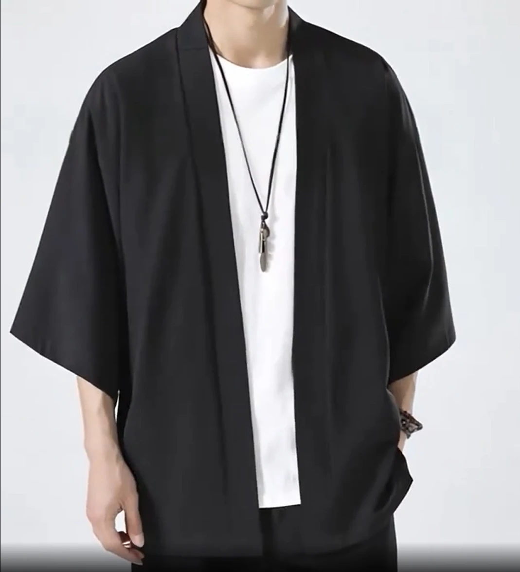 Traditional Asian Clothes:Chinese Style Traditional Clothing Men Summer Lightweight Japanese Kimono Shirt Men Women Cardigan