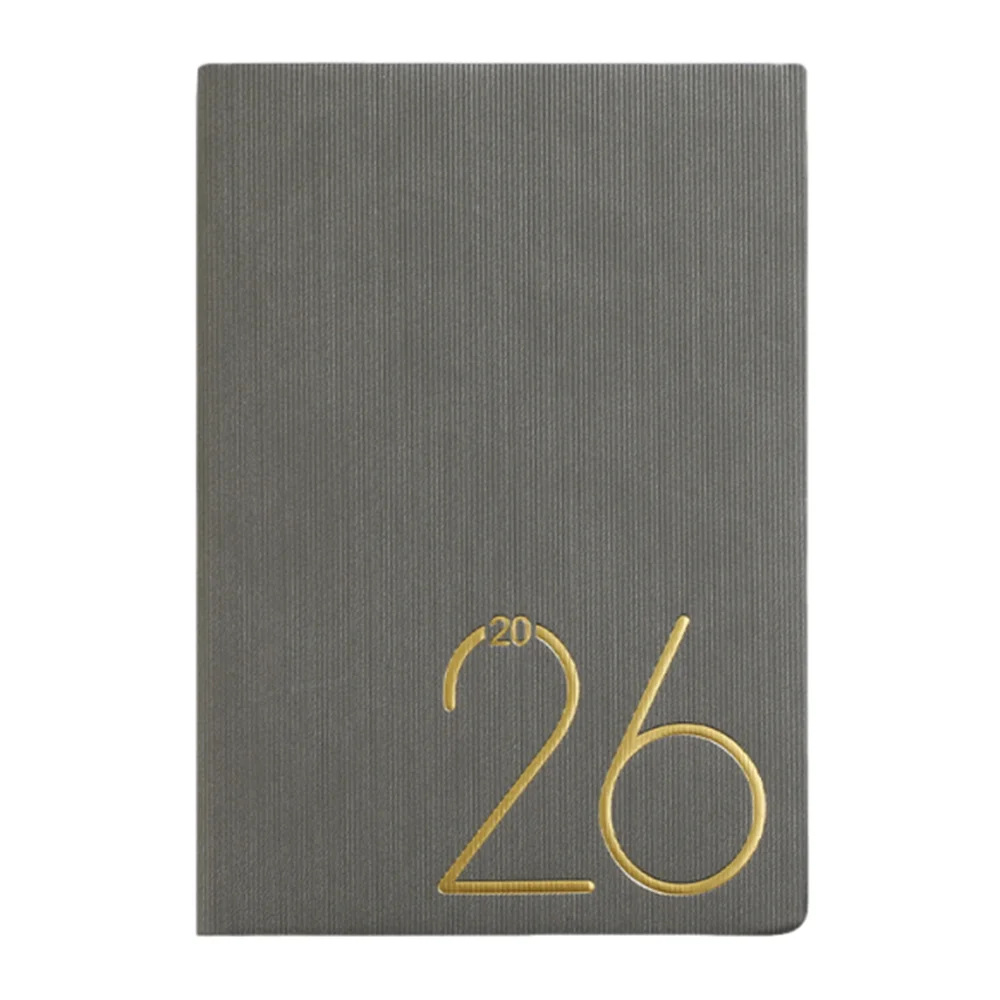 English 2026 Schedule Planner Notepad 12 Months Bookmark 365 Days Efficiency Notebook Thick Paper Simple To-do List Notebook