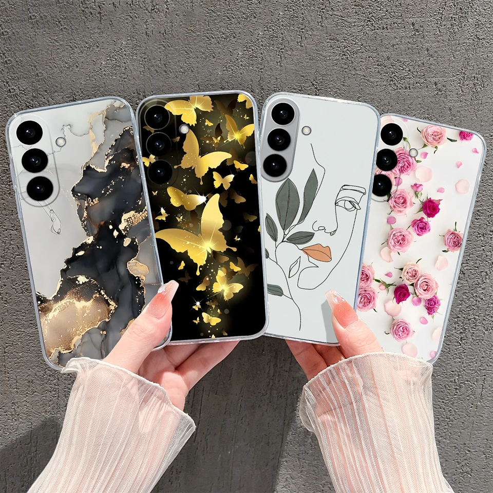 حافظة لهاتف سامسونج جالاكسي S26 S26 + S26Ultra حافظة لطيفة لرائد الفضاء الباندا خفيفة الوزن شفافة لهاتف سامسونج S26 Ultra Plus Funda Coque