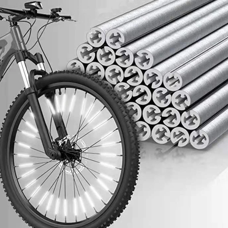 

24Pcs Spokes Reflective Stickers Motorcycle Wheel Safety Warning Reflector Outdoor Light Bicycle Universal Moto Accessories