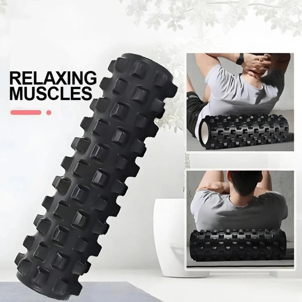 

EVA Foam Yoga Foam Massage Roller Trigger Point Gym Tool Yoga Pilates Foam Roller Non-slip High Density Fitness Yoga Column