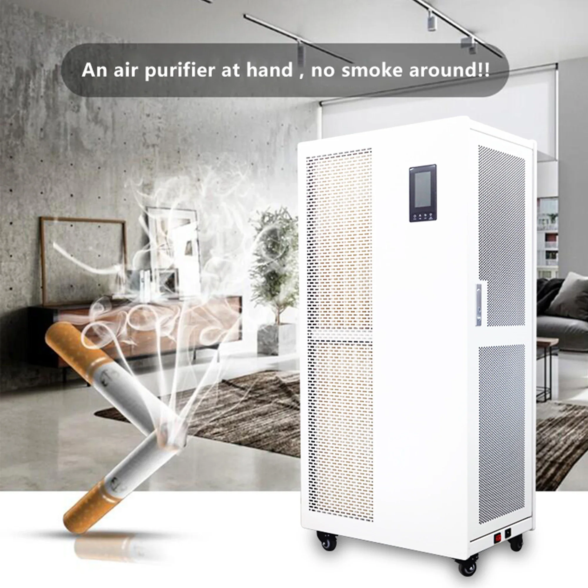 Superior Quality Electric Hepa Air Purifier Composite Filter Screen Made China Aromatherapy Feature Easy Desktop Installation