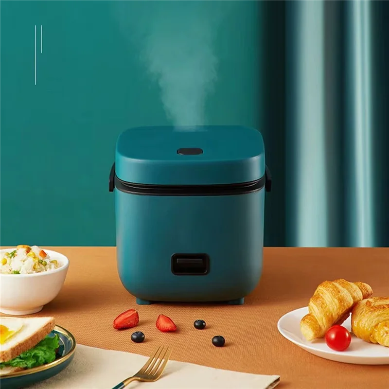 A98I-Rice Cooker Automatic Household Kitchen Electric Cooking Machine 1-2 People Food Warmer Steamer 1.2L Small Rice EU Plug