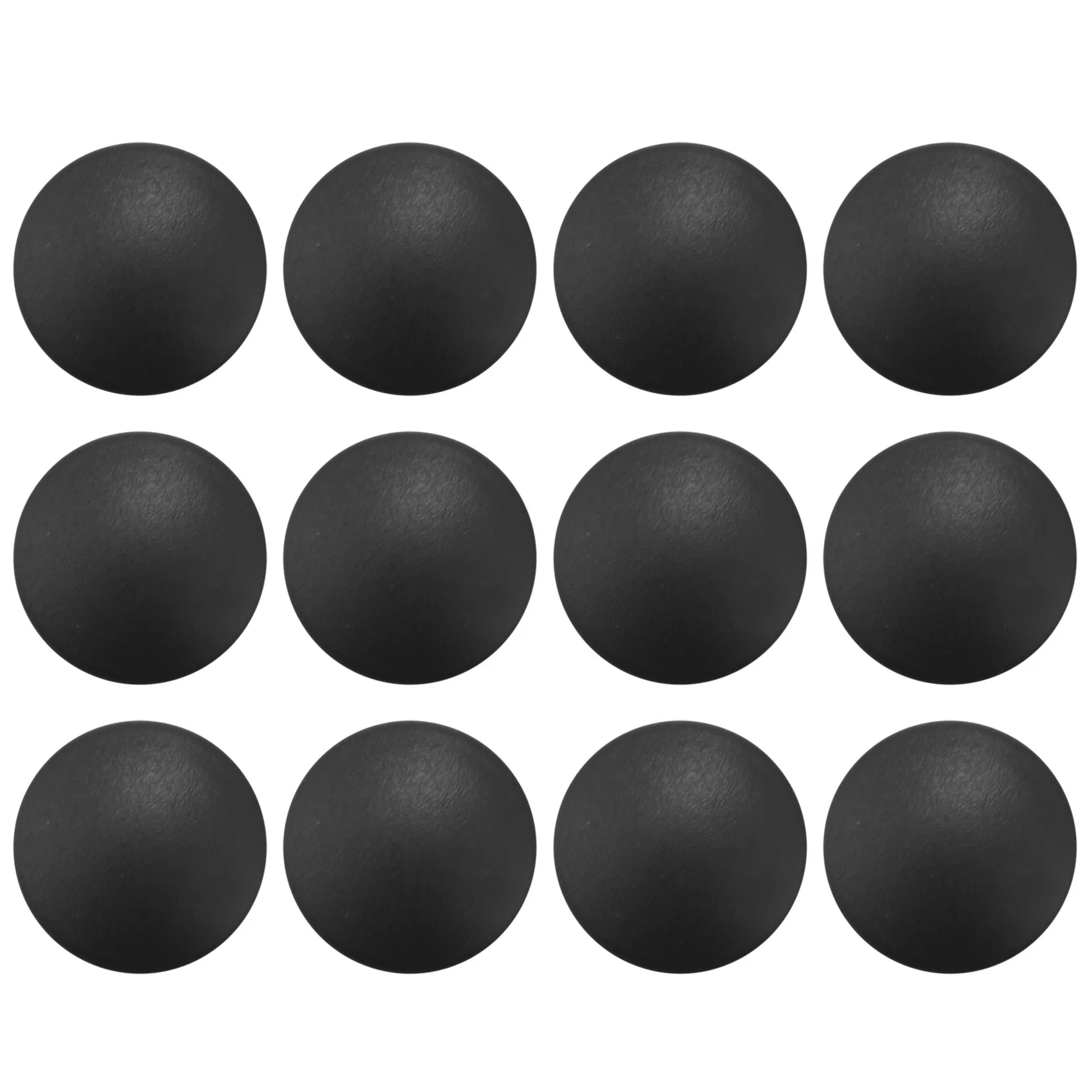 12Pcs New Trim Stickers Practical Cover Car Interior Anti-Rust Cap Door Lock Screw Protector,Black