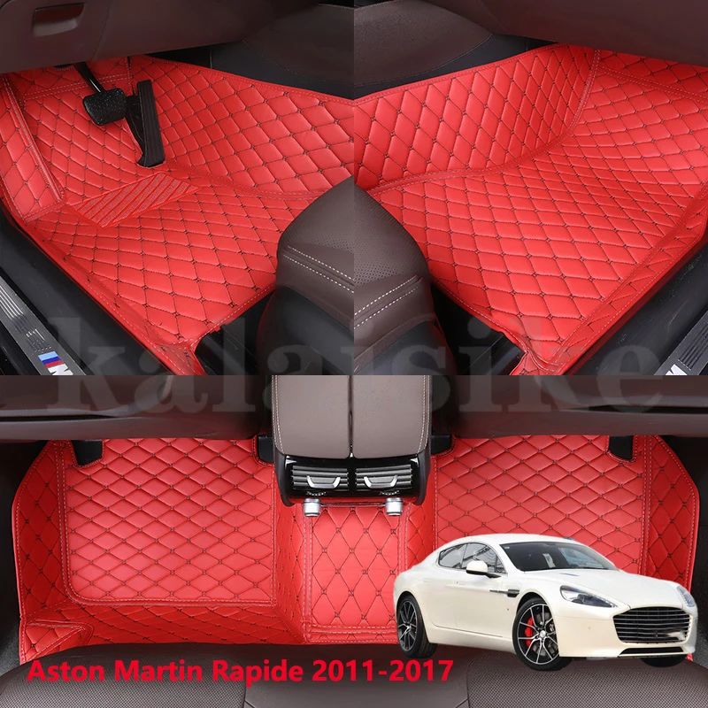Автомобильные коврики на заказ для Aston Martin Rapide 2011-2017, коврики для интерьера, ковер, автомобильные аксессуары, Стайлинг Footbridge