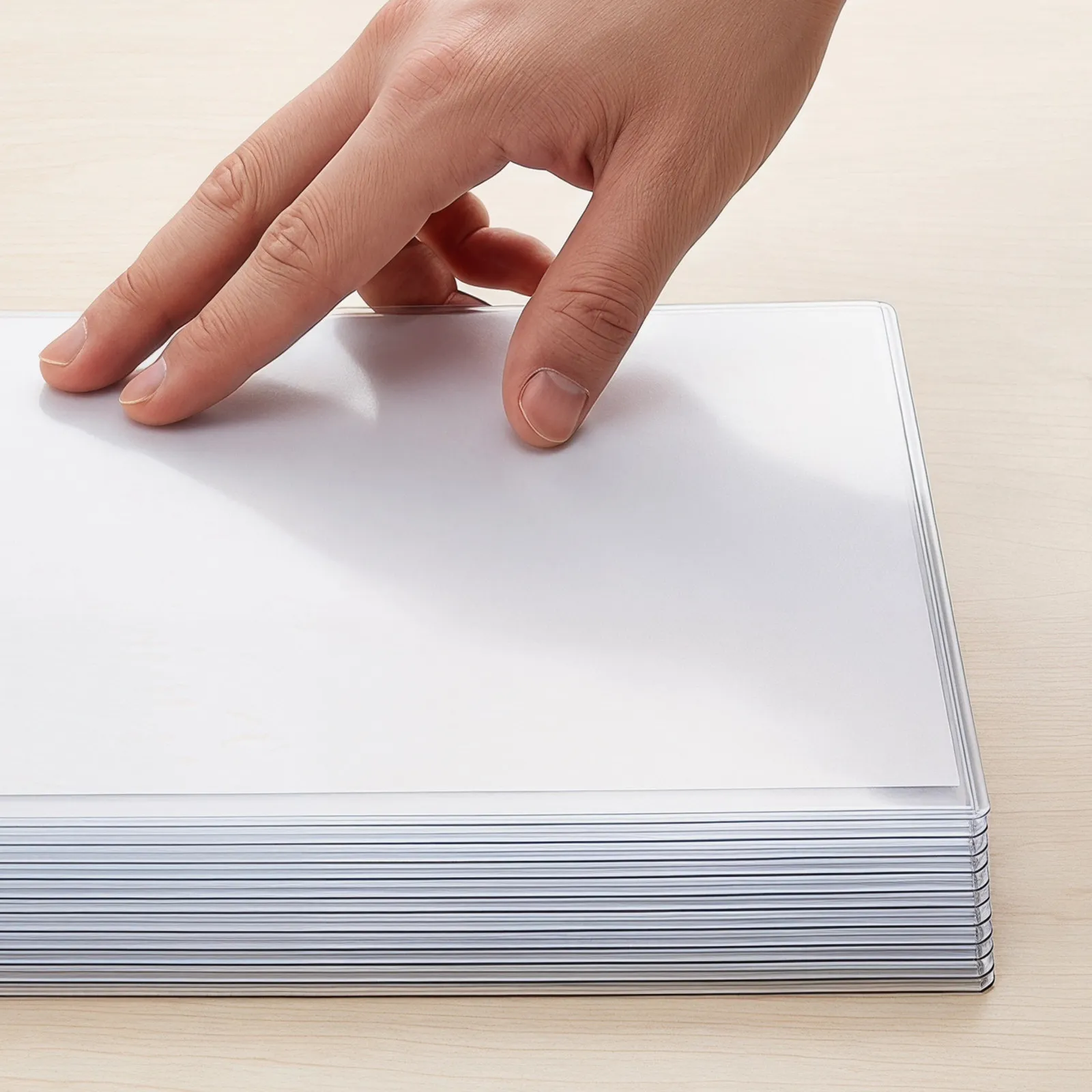 10pcs-thick-clear-plastic-sleeves-hard-pvc-document-protectors-rigid-sheet-protectors-office-classroom-certificate-flyer-holder
