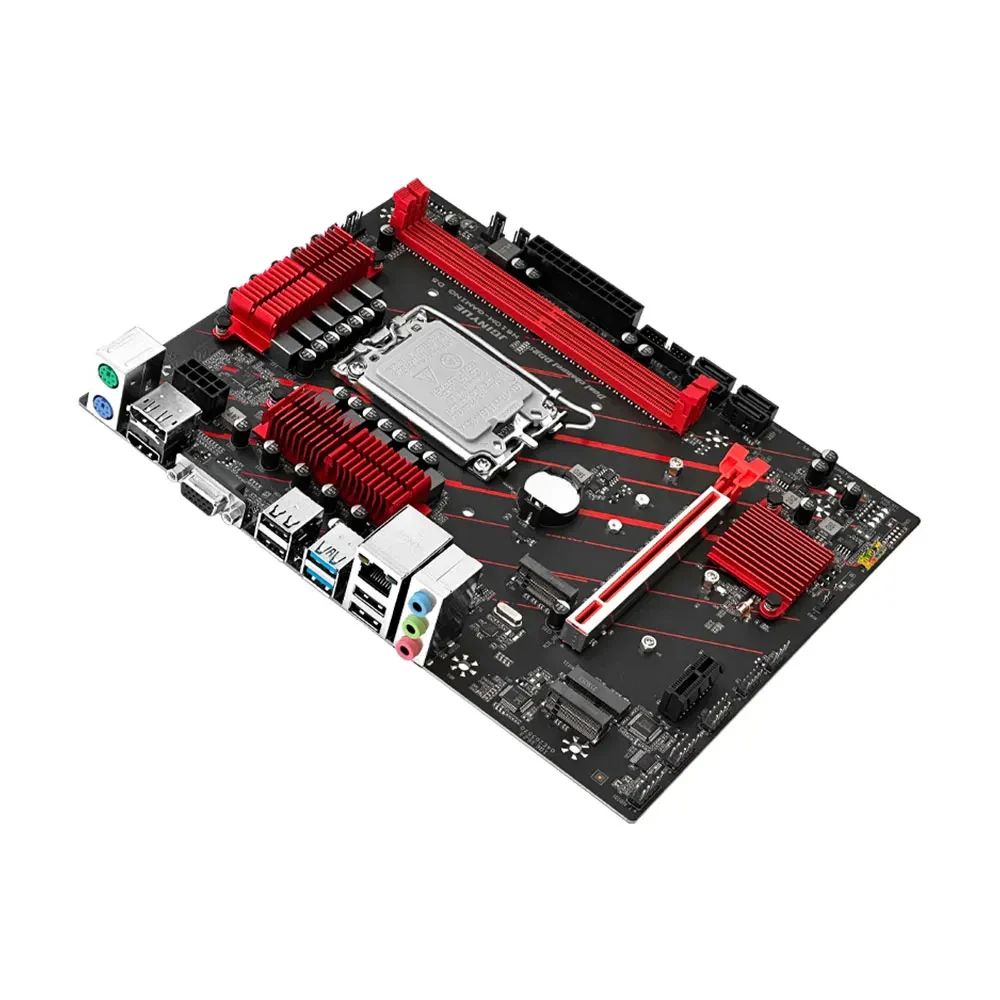 Imagem -04 - Kit Motherboard H610m i5 12400f Ddr5 32gb 4800mhz Dual Channel Suporte M.2 Nvme Cnvi Wifi Gaming Motherboard Set