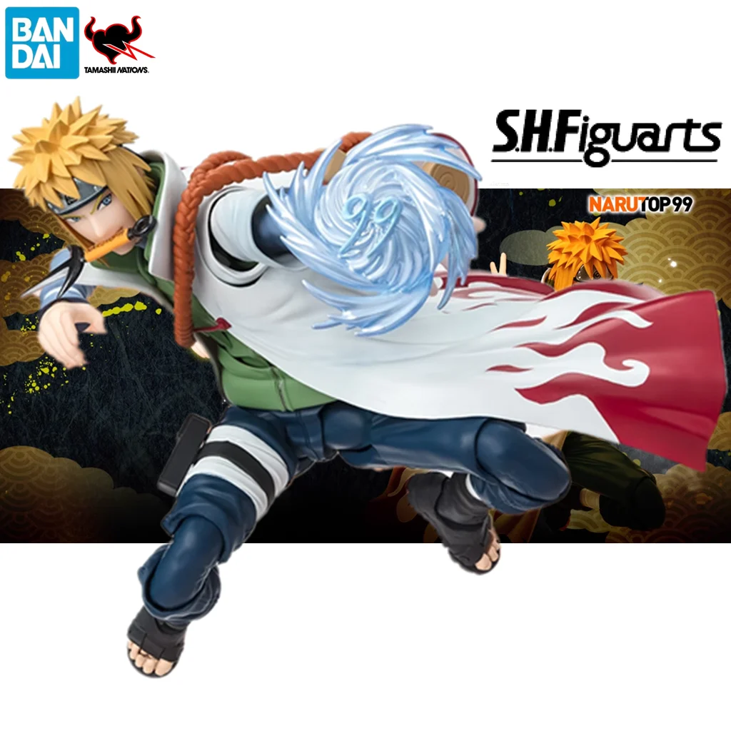 

Original Bandai S.H.Figuarts Naruto Shippuden Namikaze Minato NARUTOP99 Anime Action Figure Toys PVC Model Collector Kids Gift