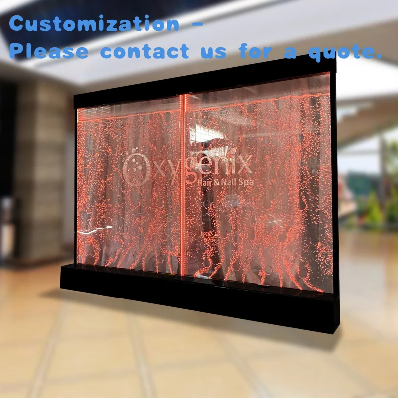 

custom.Restaurant Home Decoration LED Glowing Acrylic Bubble Panel Screen Wall