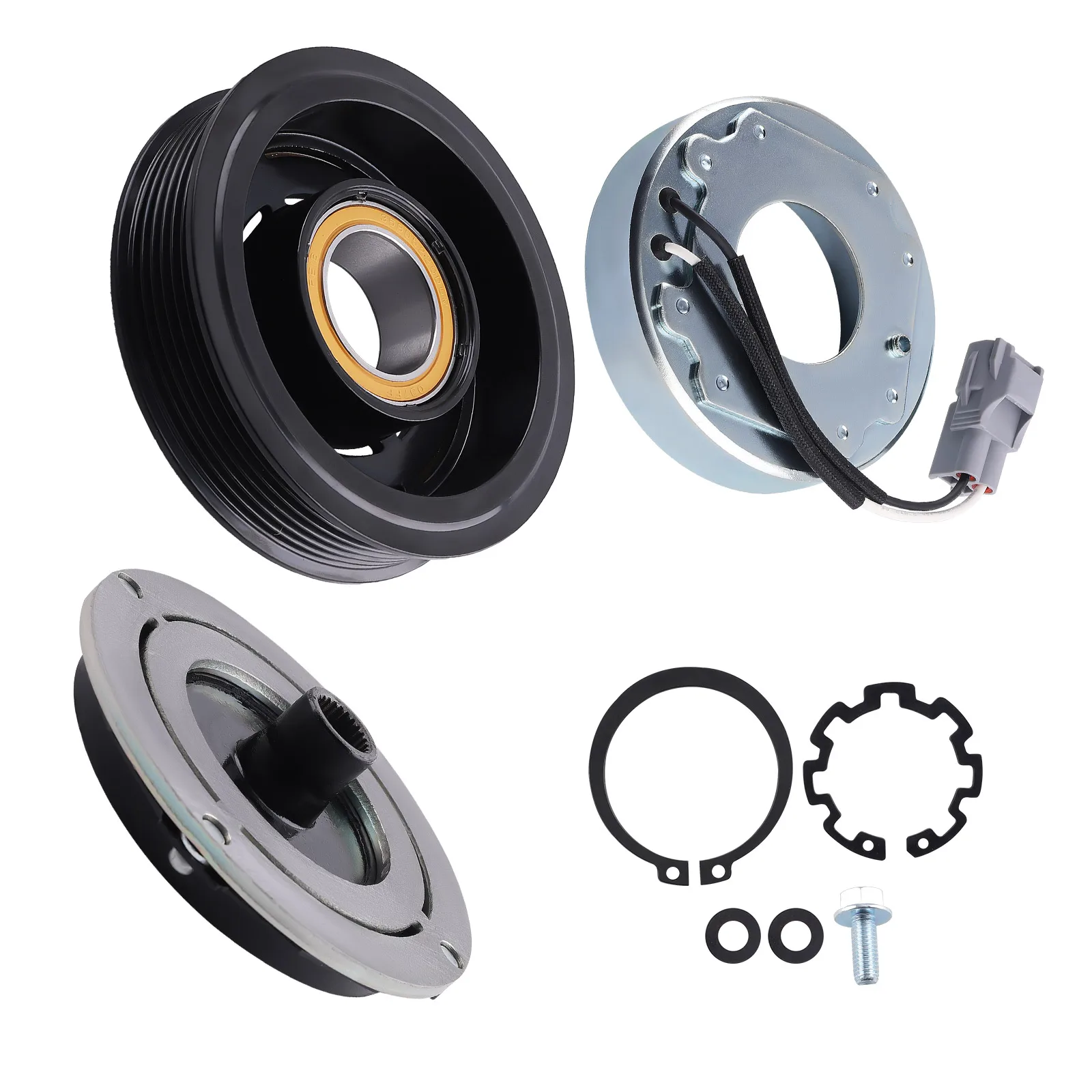 

Black Compressor Clutch Kit For RAM 1500 3.6 Liter Engine 2014-2018 68140664AC