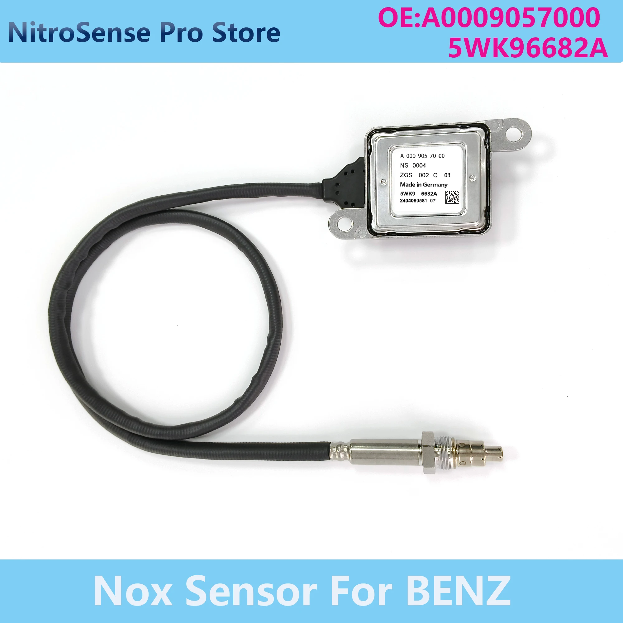 

NOx Sensor 5WK96682A 5WK9 6682A A0009057000 New Nitrogen Oxide Sensor For Mercedes Benz W222 W447 R172 X253 X222 C253