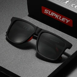 SUPKLEY Original Design Men Sport Sunglasses Lightweight Comfortable Personalized Secondary Footnote UV400 Polarized Sun Glasses