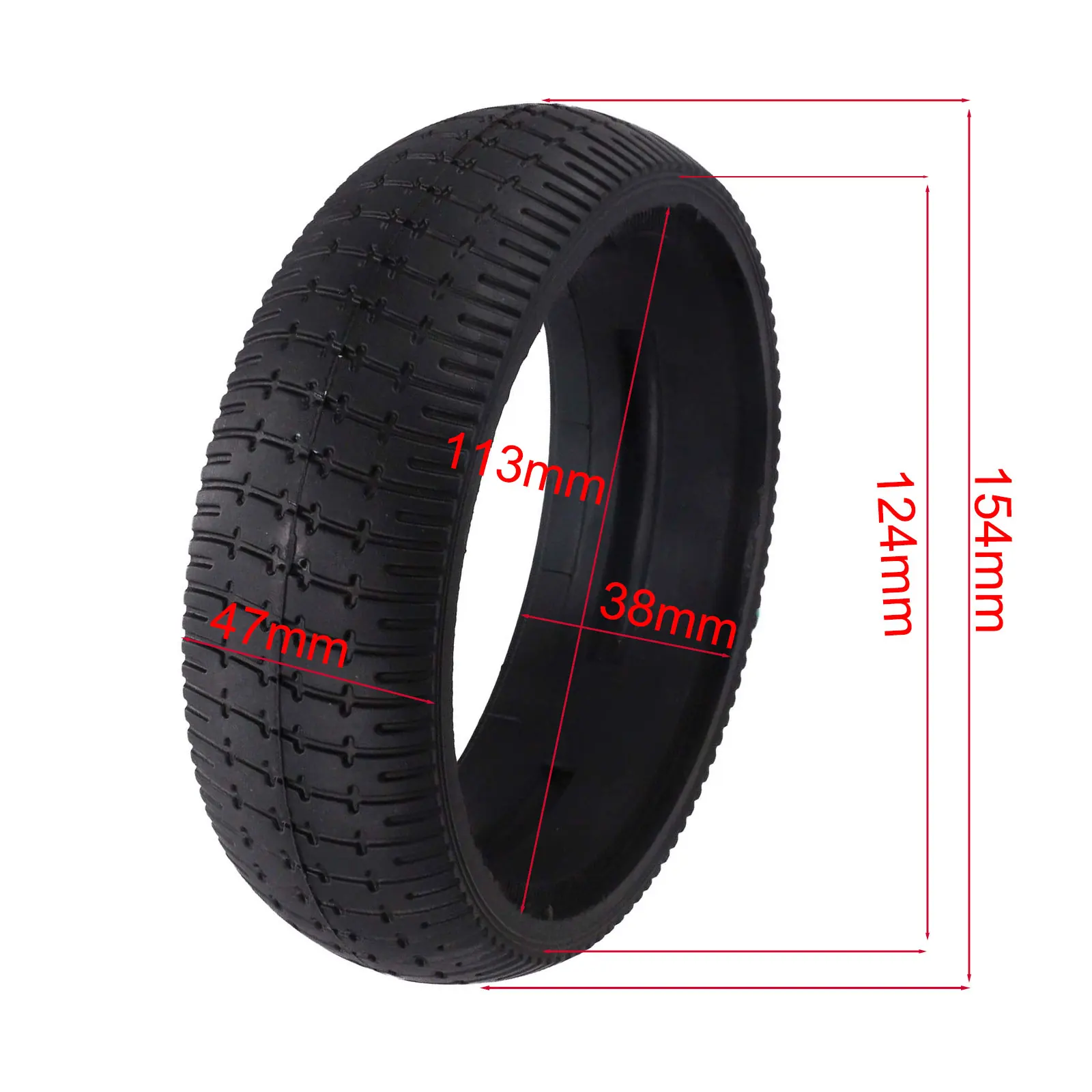 

Sleek Design Solid Tire for Self Balancing Scooters Featuring a Size of 6 5 Inch and Model Specification of 165x45
