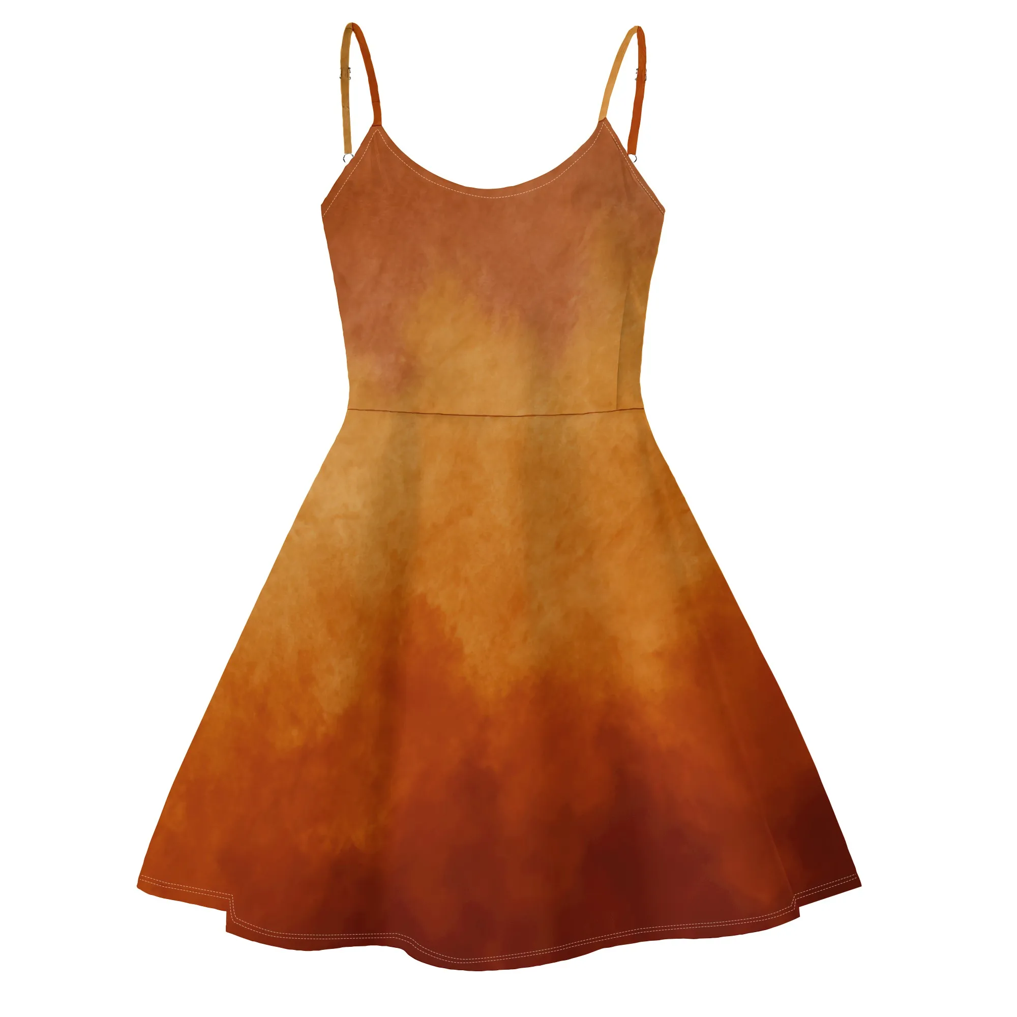 ฤดูร้อน Cami Midi Halter Tank ชุดเดรสสั้นปิดไหล่เปลือยสายคล้องไหล่ปรับได้ยาวถึงเข่า Sundress