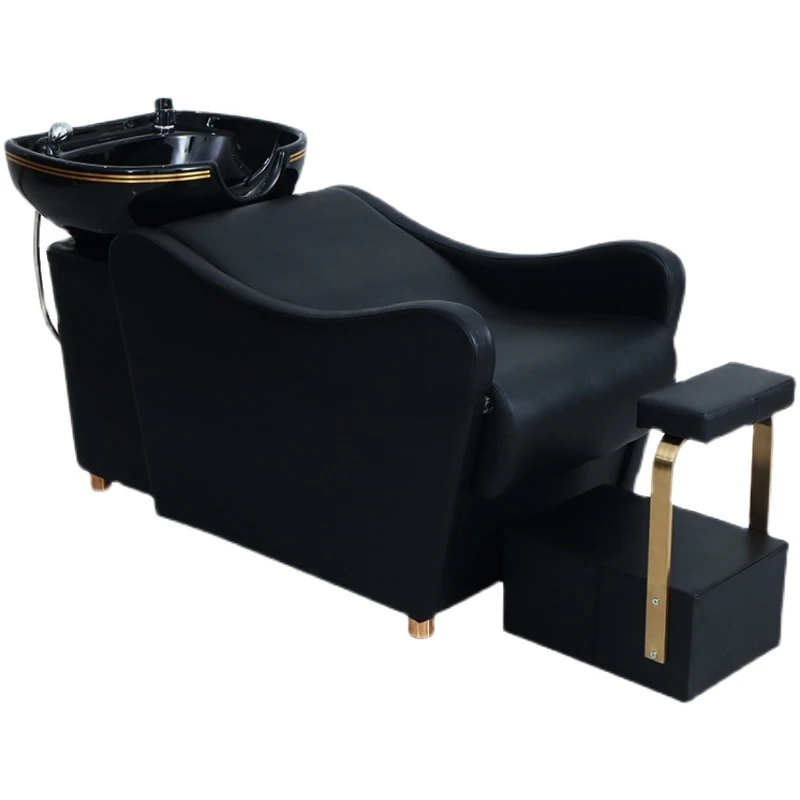 

For Hair Salon Lying Half Flushing Bed Ceramic Massage Couch