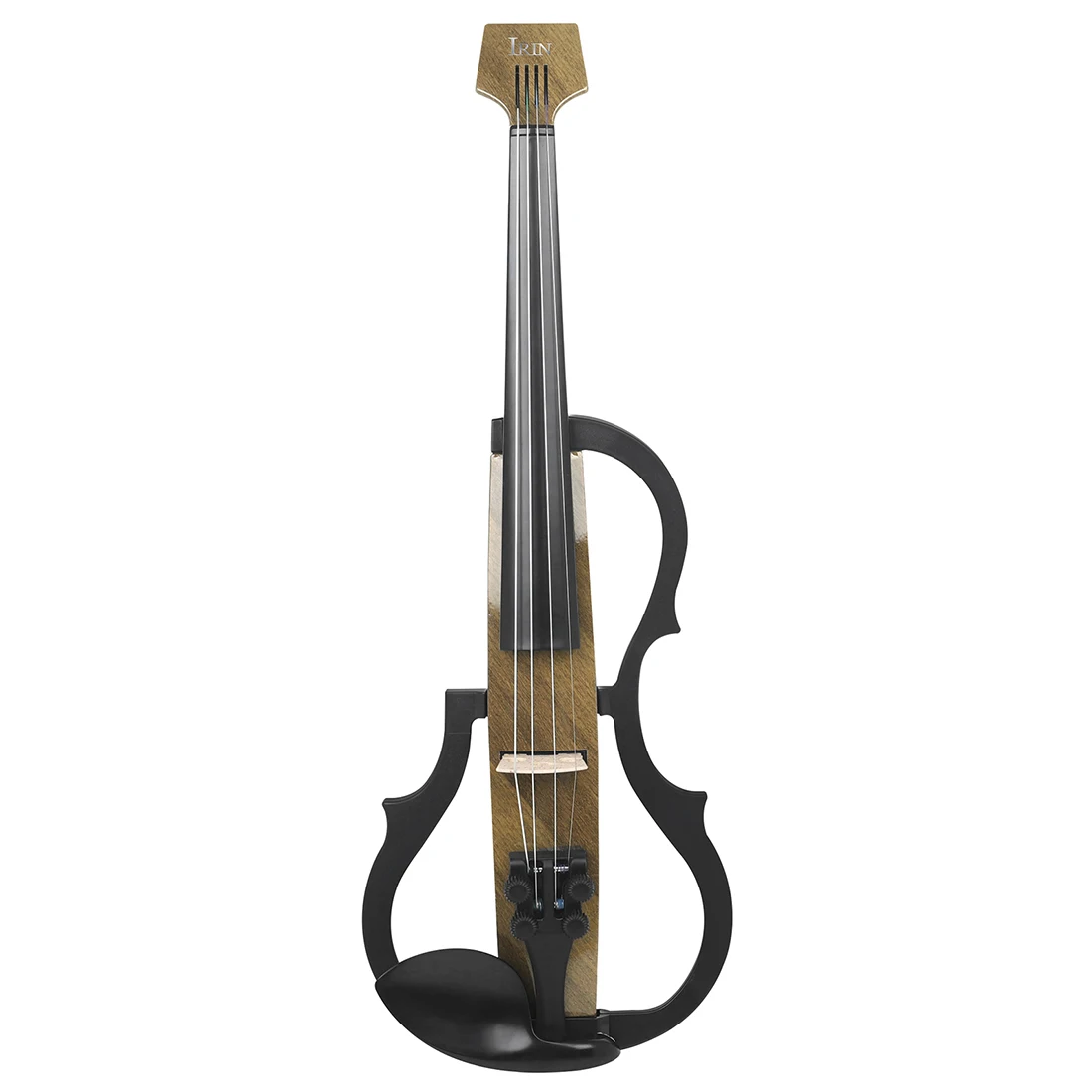 IRIN 4/4 Electric Violin String Instrument for Practice Carbon Fiber Professional Electric Violin With Shoulder Rests Headphones