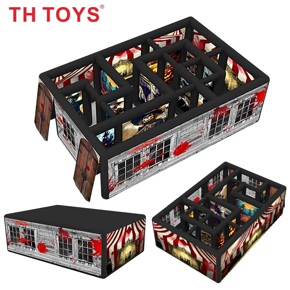 

Быстрая доставка до двери, надувной лабиринт-хаус ужасов 6х4 м на заказ, салон для лазертага с воздуходувкой