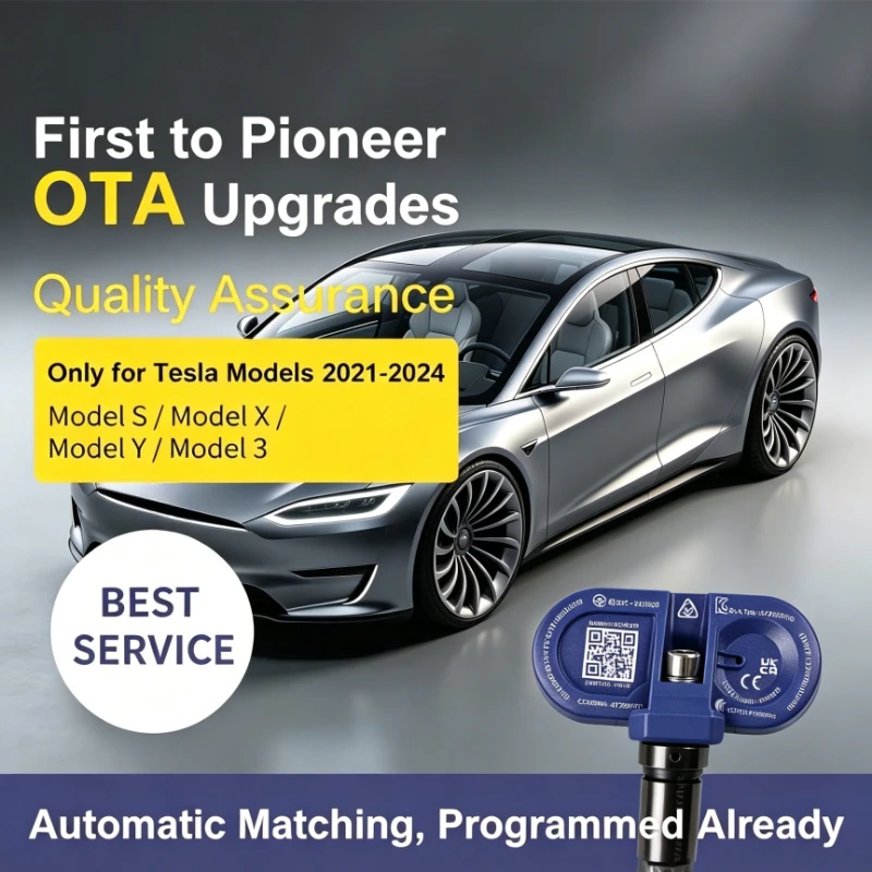For Tesla Model 3 Y S X 2020-2024 Tire Pressure Monitor Sensors BLE Bluetooth TPMS Sensor Replaces 1490701-01-B 1490701-01-C