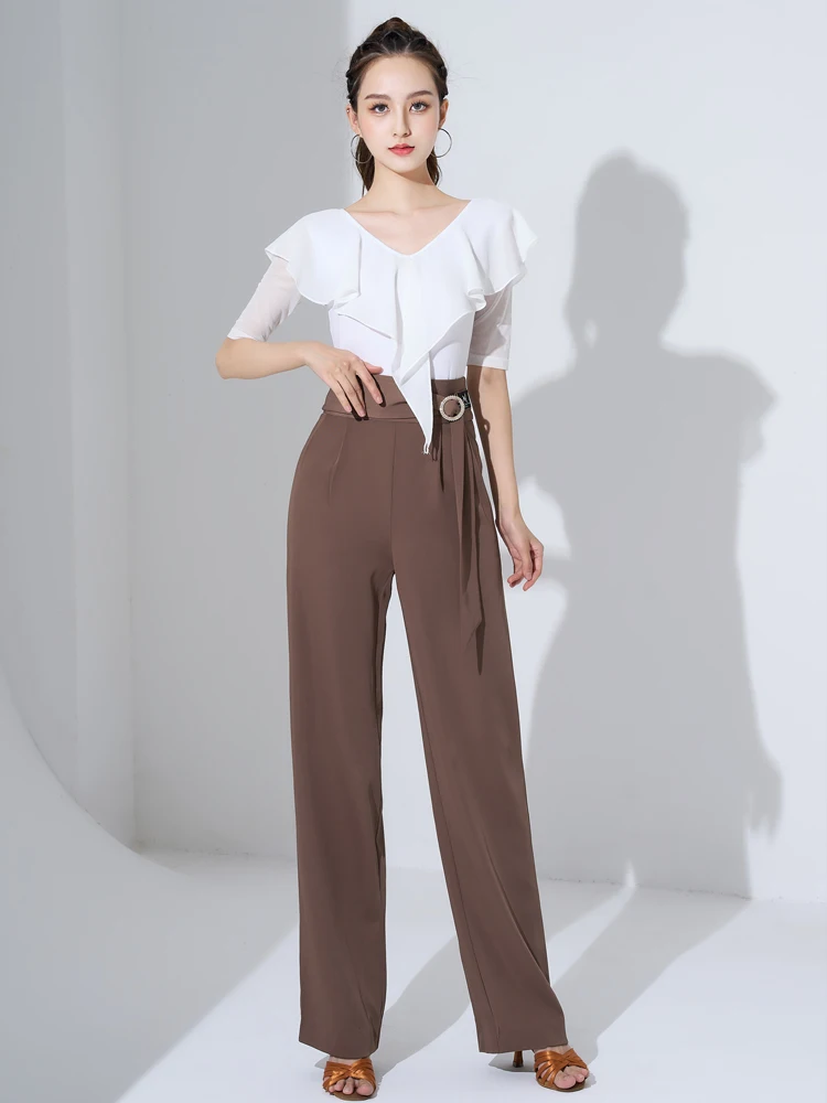 Strój do tańca latynoamerykańskiego Princ Dr, nowy, dla dorosłych, do tańca nowoczesnego, jednoczęściowy strój treningowy, strój na występy, wysoka jakość.