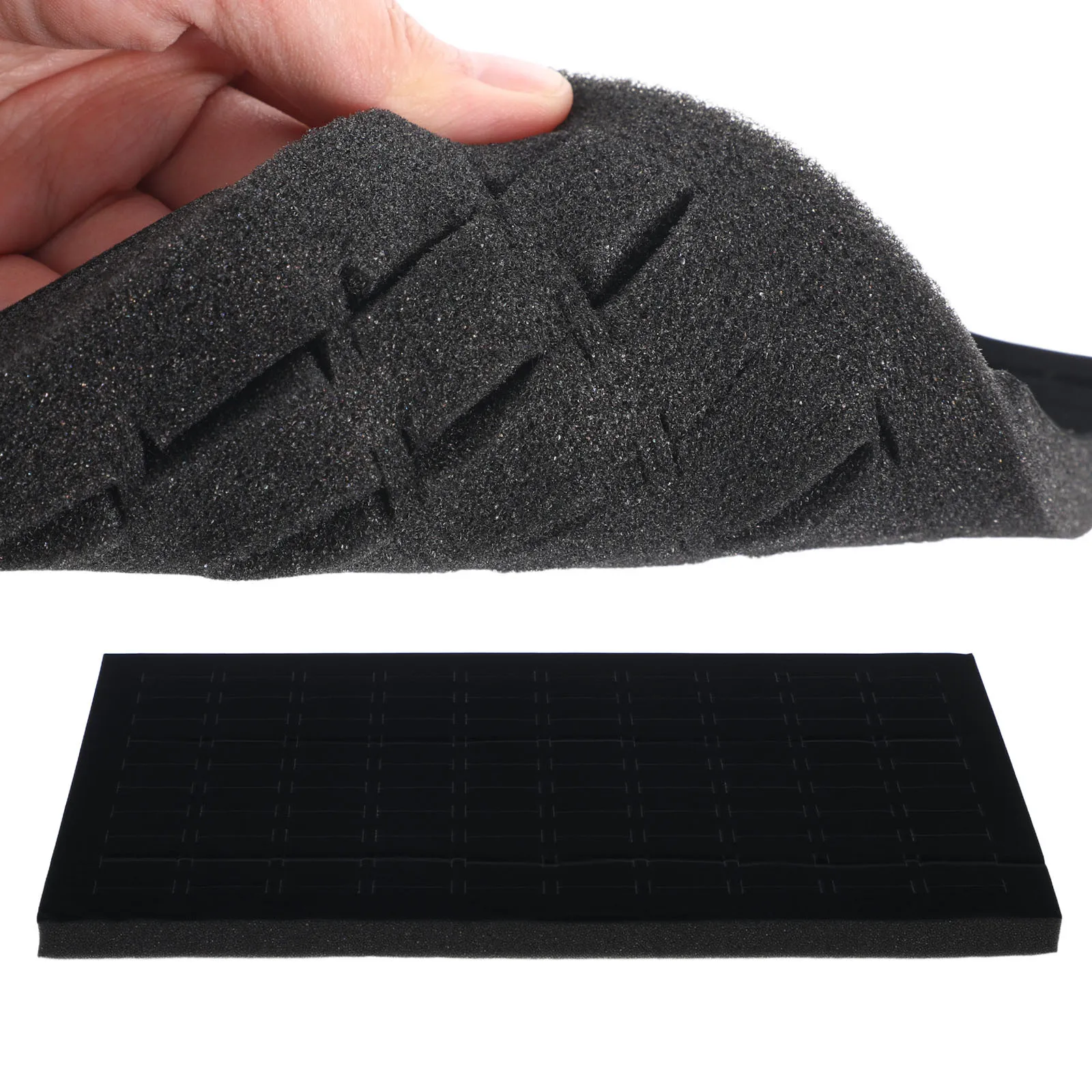 7 قطع من صناديق تخزين المواد المصنوعة من الإسفنج للمجوهرات القابلة للإزالة، وسادة إدخال لمنصات تنظيم الحقيبة #1