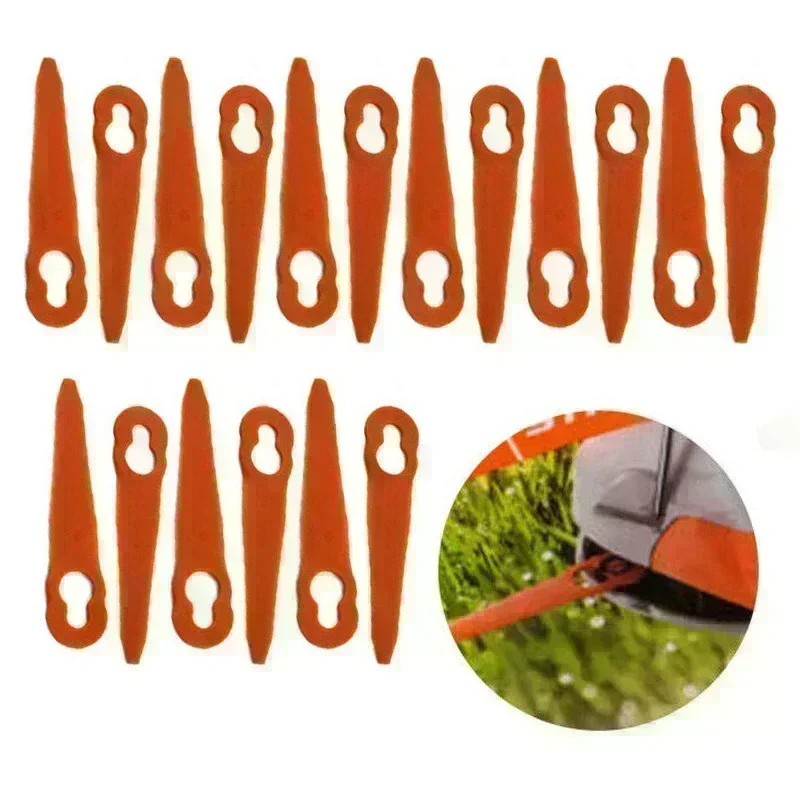 32 × Plastic Cutter Blades For Stihl PolyCut 2-2 FSA 45  Lawnmower Grass Easy Trim Trimmer Garden Replacement Home Tools Parts