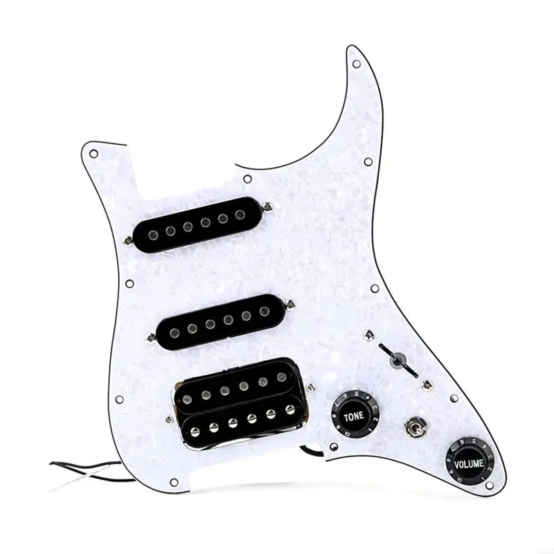 

U1JC Guitar Prewired loaded Pickguard Electric Guitar 11-Holes Humbuckers Pickguard