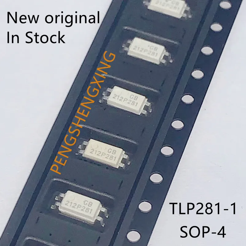 10PCS/LOT   TLP281-1GB TLP281-1 TLP281GB   SOP-4   Photoelectric coupling chip