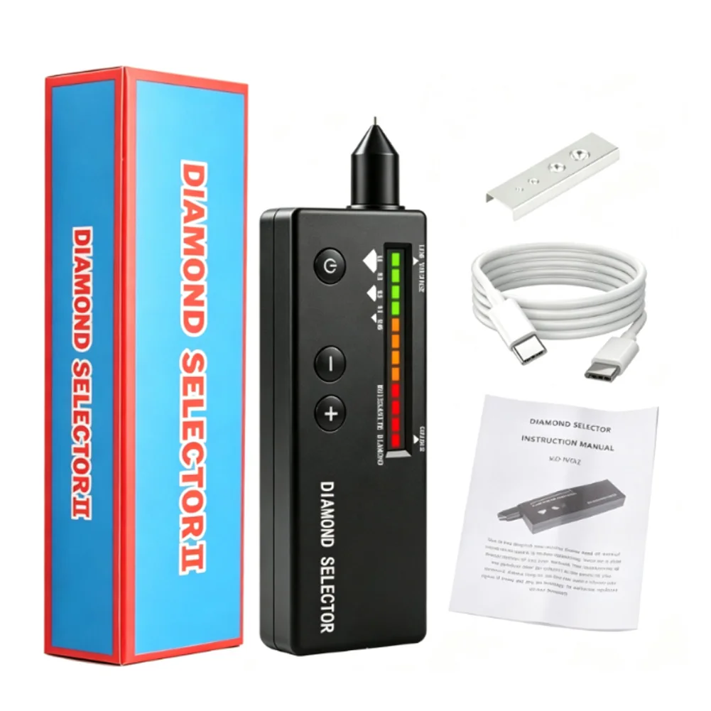 For UV Testing Pen with 365nm Light and Thermal Sensor for Detecting Fluorescence and Thermal Conductivity Differences