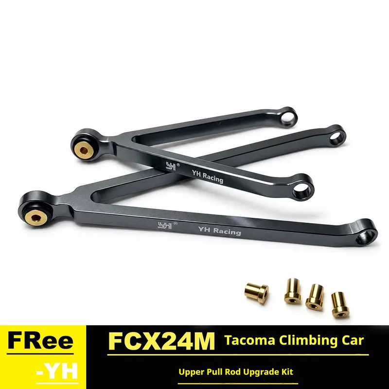 Yh Racing Rc Upper Pull Rod Aluminum Upgrade Link For FMS Fcx24m 1 24 Scale Tacoma Crawler Rc Car Modified Accessories