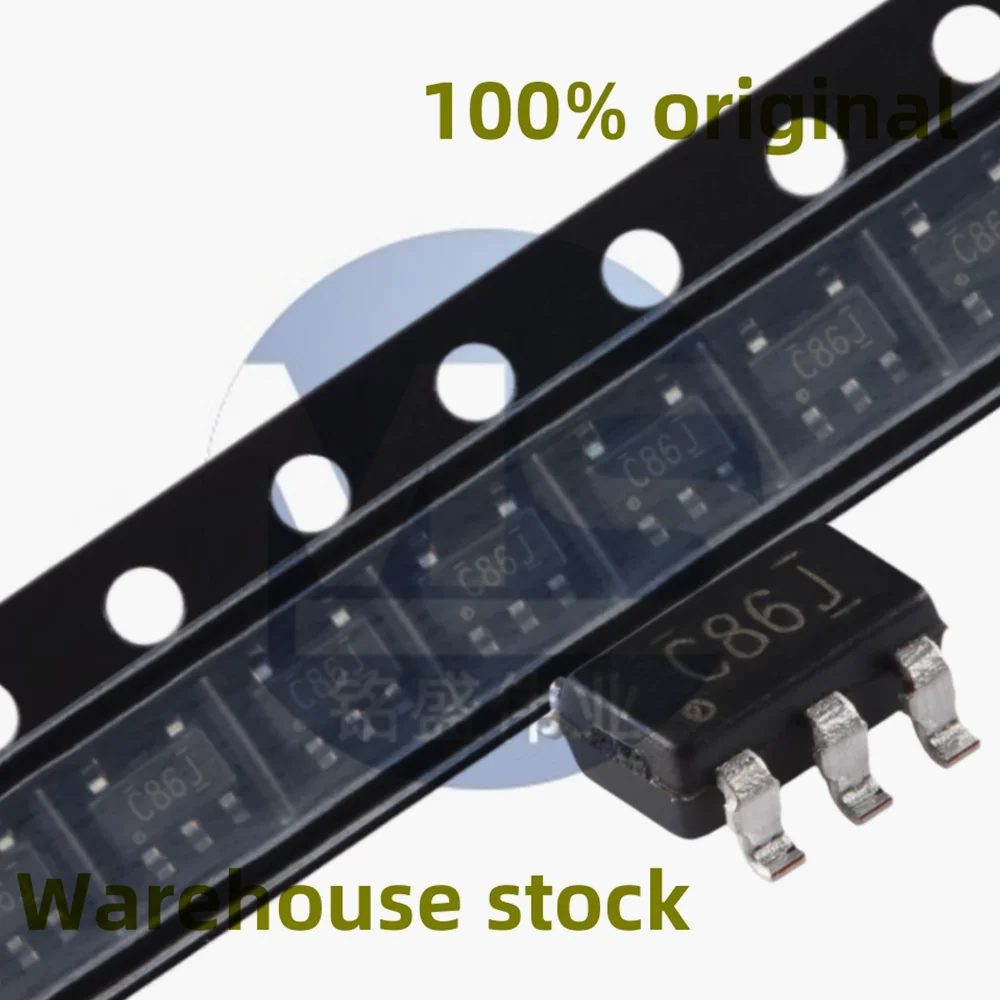 50PCS 100% new SN74LVC1G86DBVR SN74LVC1G86 silk screen C86J SOT-23-5 high-performance single input 2-XOR gate chip