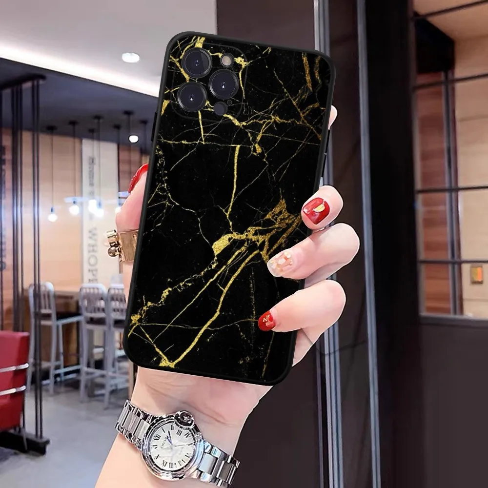 Marble crack Phone Case For iPhone 6 7 8 Plus 11 12 13 14 Pro SE 2020 MAX Mini X XS XR Back Funda Cover